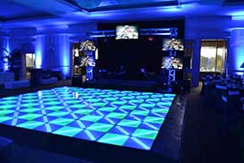 Light up dance floor rental